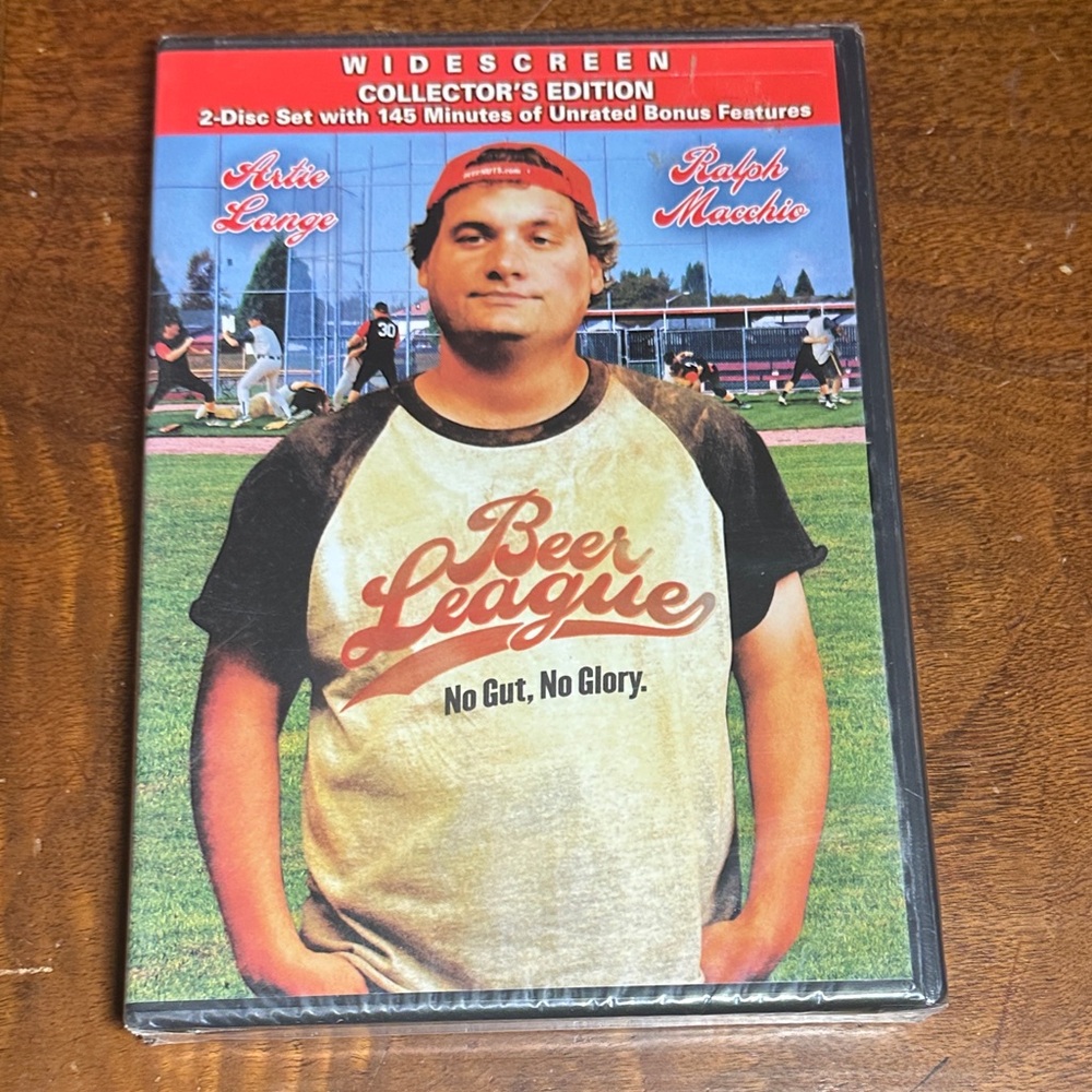 New Baseball Movie DVD Beer League Collector’s Edition 2-Disc Set Unopened